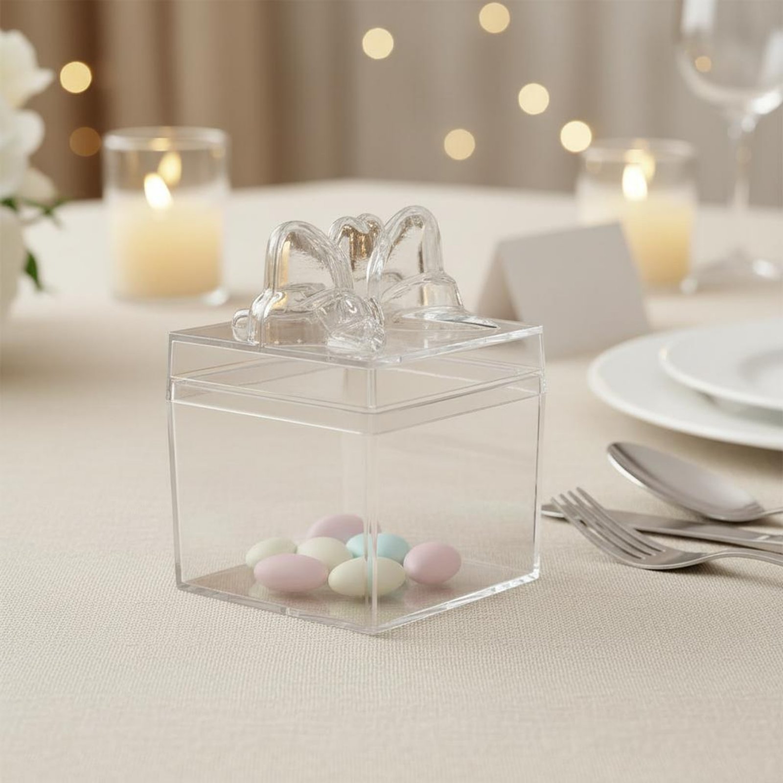 Food Storage Usa - Caixa de Plástico Transparente para Doces