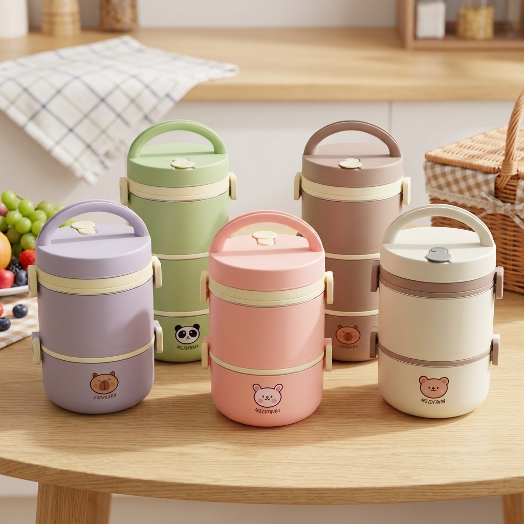 Food Storage 30 Years - Conjunto de Caixa Térmica de Almoço