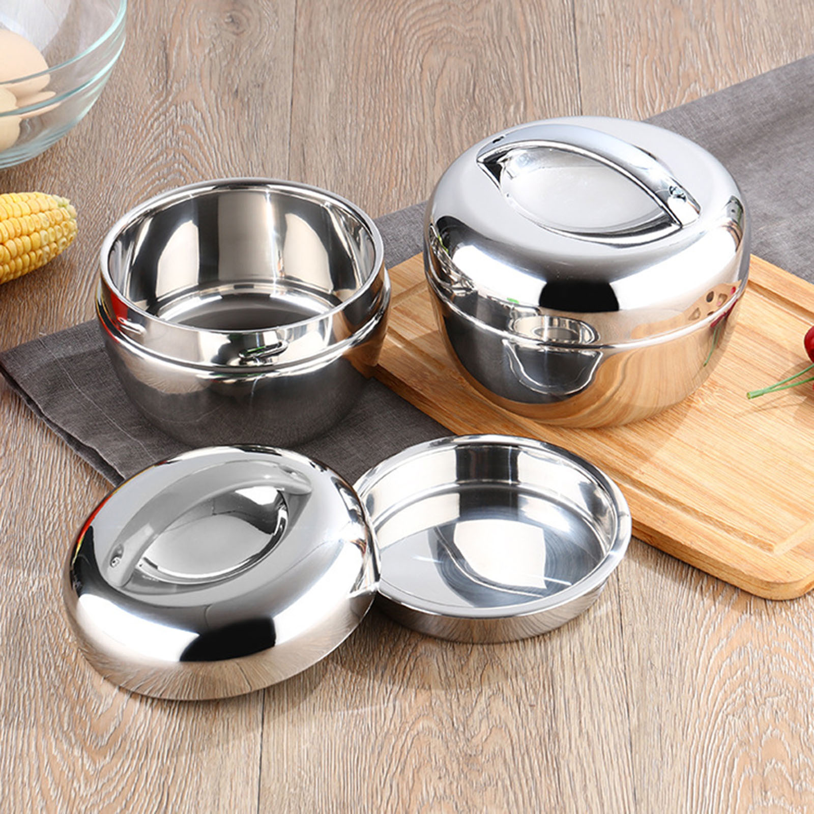 Food Storage Hot - Garrafa térmica isolada de aço inoxidável