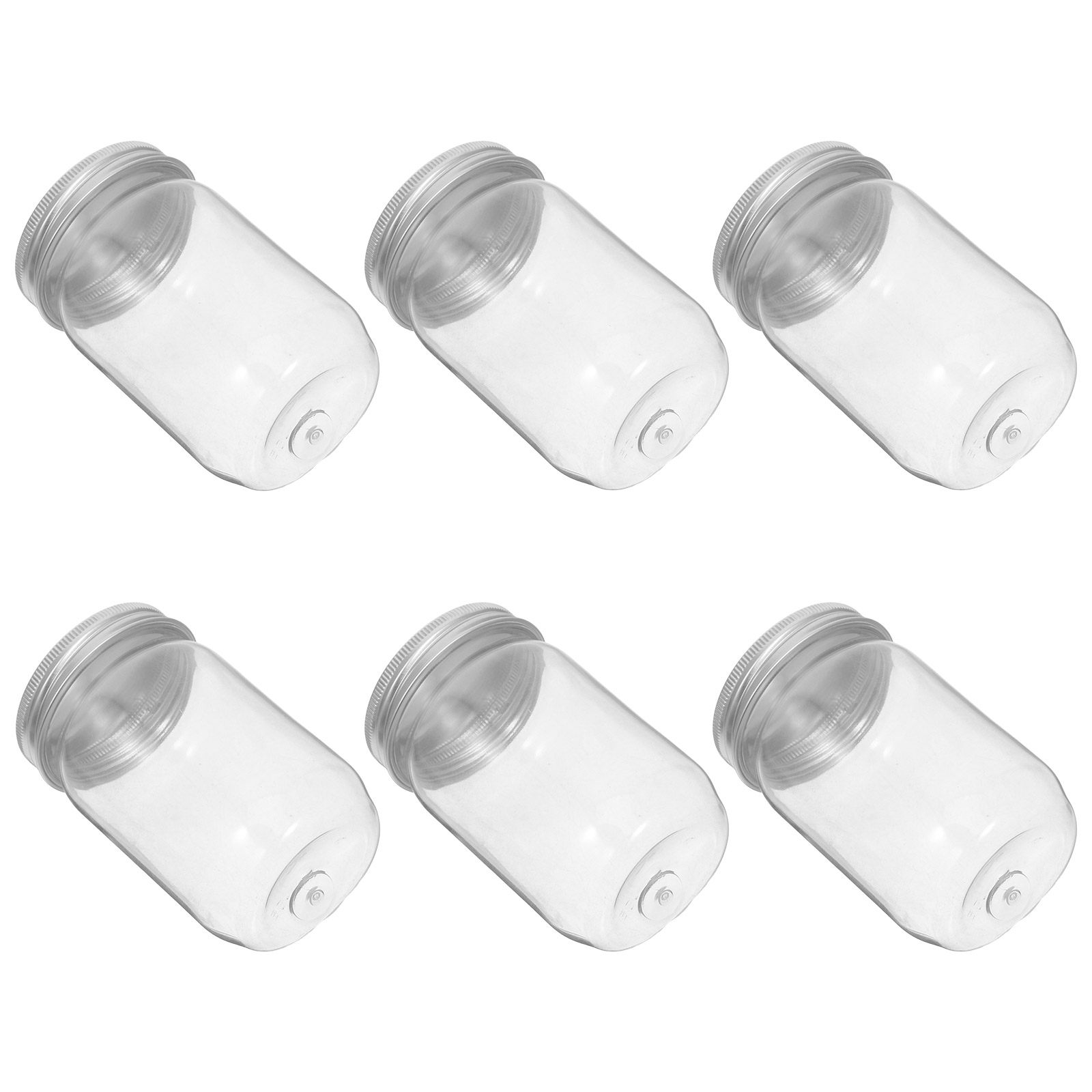 Food Storage Kitchen - Conjunto de 6 Frascos de Plástico