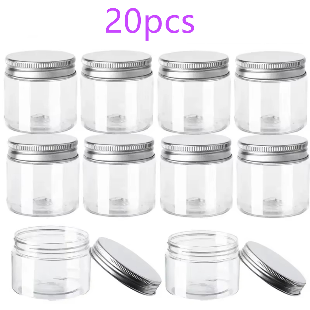Food Storage Drums - Frascos de armazenamento com tampas, 20