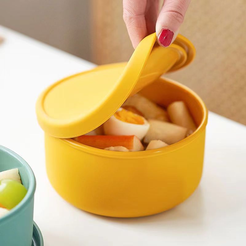 1 pçs silicone redondo tigela  - Food Storage Hot avaliação e preço