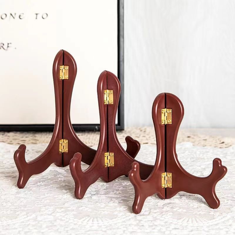 1pc vintage prato de madeira r - Food Storage Rack avaliação e preço