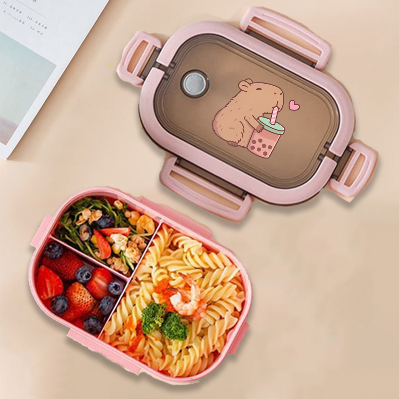 Capivara bento lancheira anime - Food Storage Usa avaliação e preço