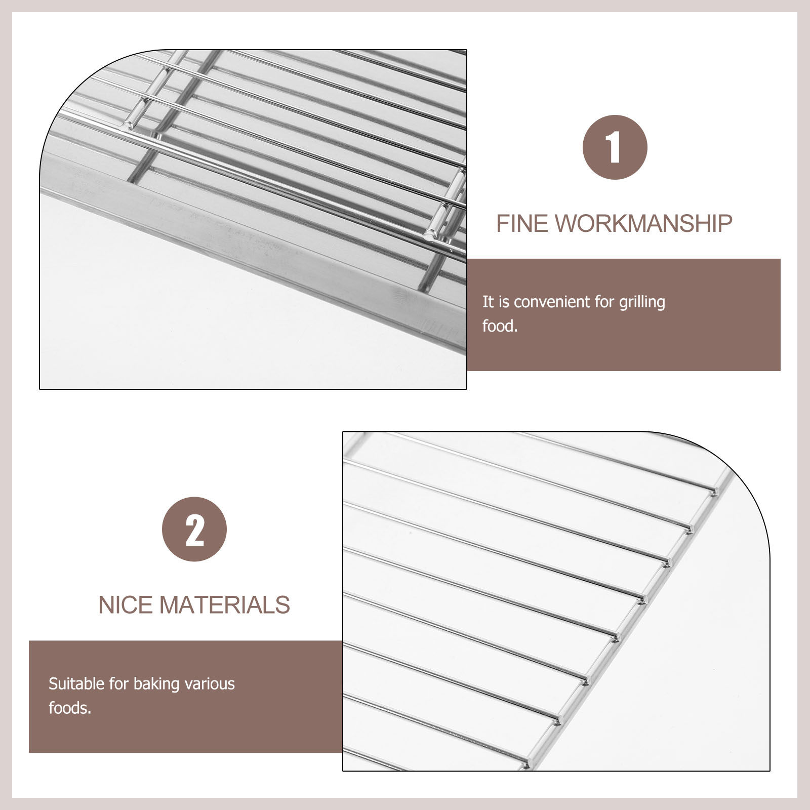 1 Conjunto de Grelha de Arame  - Food Storage Rack avaliação e preço
