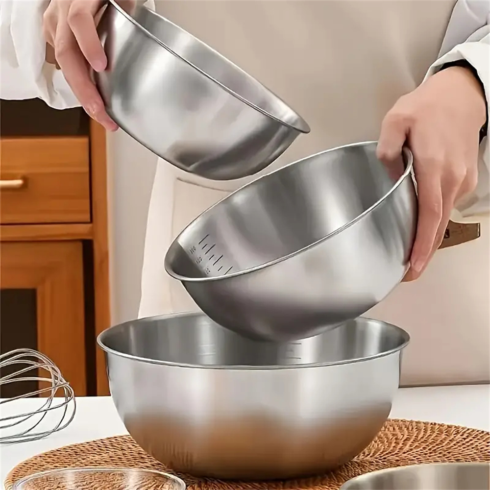 Conjunto de Tigelas de Aço Ino - Food Storage Essentials avaliação e preço