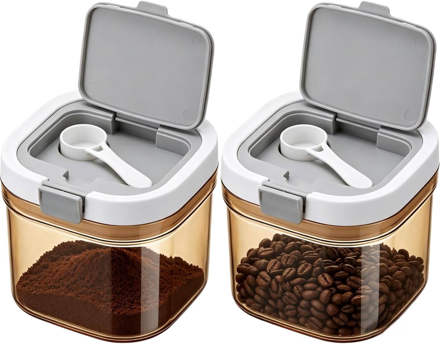 Conjunto de 2 Latas de Café co - Food Storage With Scoop avaliação e preço